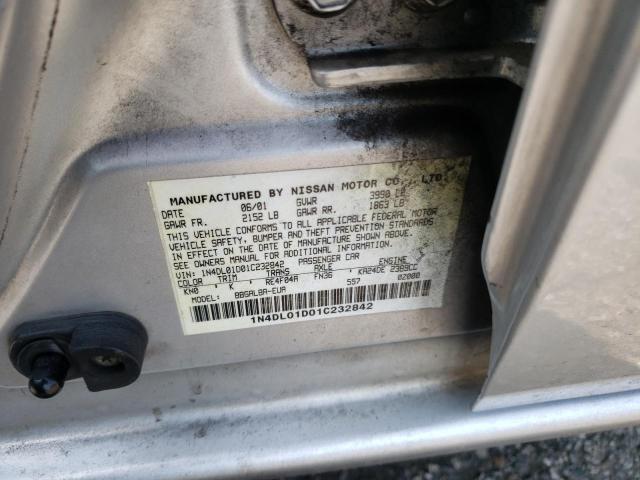 Photo 10 from auction – 2001 NISSAN ALTIMA XE with VIN 1N4DL01D01C232842