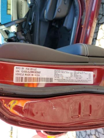 Photo 10 from auction – 2021 DODGE DURANGO SR with VIN 1C4SDJGJ9MC822687