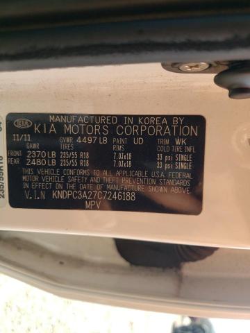 Photo 10 from auction – 2012 KIA SPORTAGE E with VIN KNDPC3A27C7246188