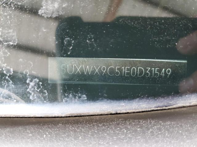 Photo 10 from auction – 2014 BMW X3 with VIN 5UXWX9C51E0D31549