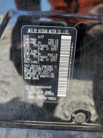 Photo 10 from auction – 2017 NISSAN ARMADA PLA with VIN JN8AY2NF9H9304087