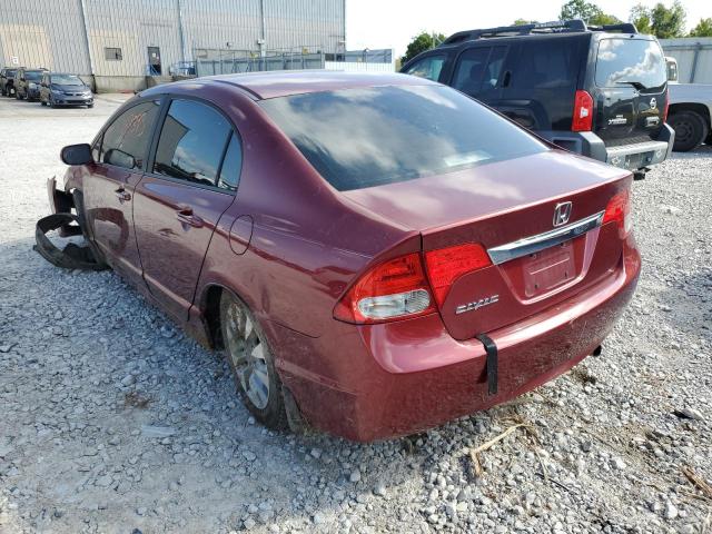 Photo 3 from auction – 2009 HONDA CIVIC EX with VIN 19XFA168X9E010601