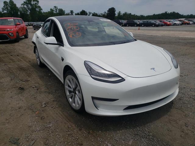 TESLA MODEL 3 2022 with VIN 5YJ3E1EB7NF258653 - Photo from auction