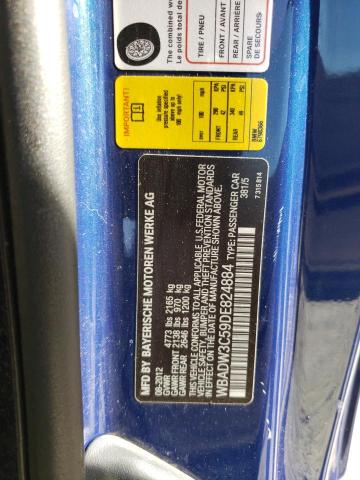 Photo 10 from auction – 2013 BMW 328 I with VIN WBADW3C59DE824884