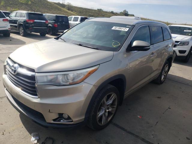 Photo 2 from auction – 2015 TOYOTA HIGHLANDER with VIN 5TDDKRFH7FS186025