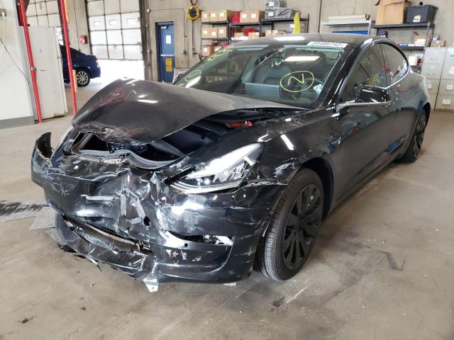 Photo 2 from auction – 2019 TESLA MODEL 3 with VIN 5YJ3E1EB6KF385289