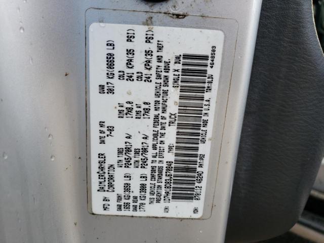 Photo 10 from auction – 2003 DODGE RAM with VIN 1D7HA18D83J670848