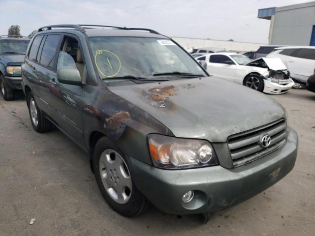 TOYOTA HIGHLANDER 2004 with VIN JTEEP21A040017418 - Photo from auction