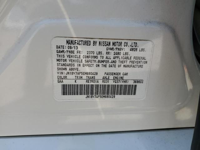 Photo 10 from auction – 2014 INFINITI Q50 BASE with VIN JN1BV7AP5EM680429