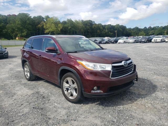 TOYOTA HIGHLANDER 2016 with VIN 5TDYKRFH8GS156051 - Photo from auction