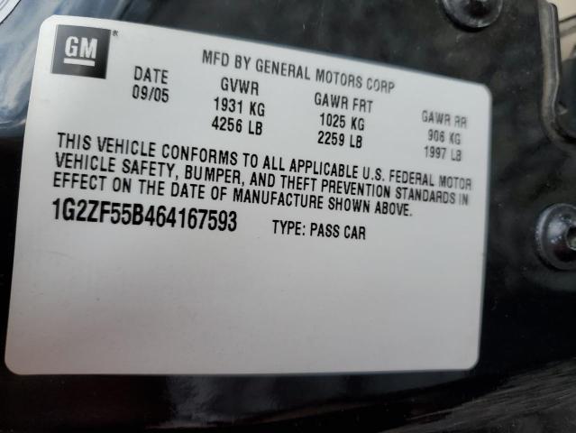 Photo 10 from auction – 2006 PONTIAC G6 SE with VIN 1G2ZF55B464167593