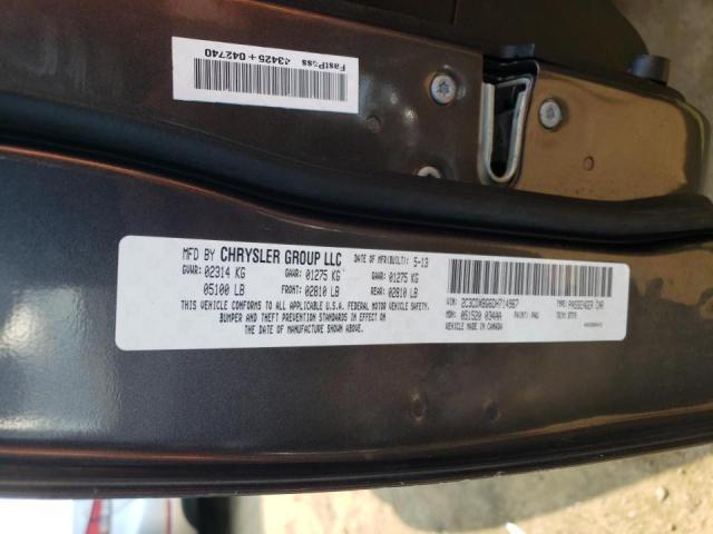 Photo 10 from auction – 2013 DODGE CHARGER SE with VIN 2C3CDXBG6DH714967
