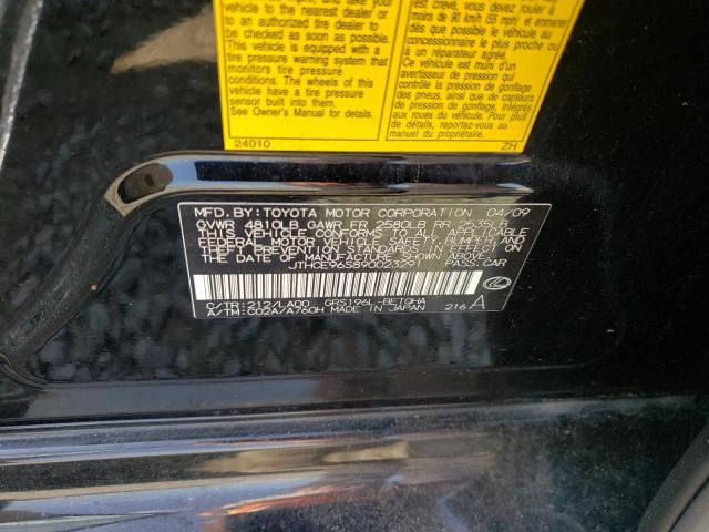 Foto 10 de la subasta – 2009 LEXUS GS 350 con VIN JTHCE96S890023291