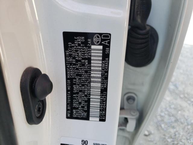 Photo 10 from auction – 2019 TOYOTA COROLLA L with VIN 2T1BURHE7KC233111