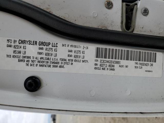 Photo 10 from auction – 2014 CHRYSLER 300 with VIN 2C3CCAAG3EH238891