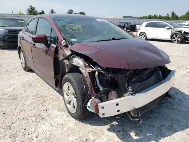 HONDA CIVIC LX 2015 with VIN 19XFB2F59FE067182 - Photo from auction