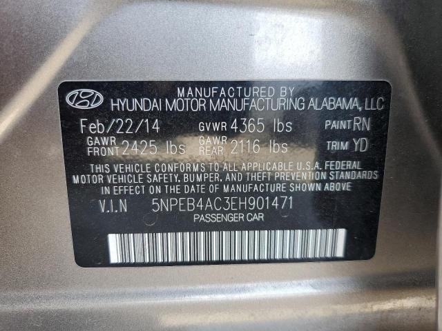 Photo 10 from auction – 2014 HYUNDAI SONATA GLS with VIN 5NPEB4AC3EH901471