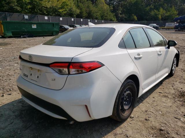 Photo 4 from auction – 2021 TOYOTA COROLLA LE with VIN JTDEPMAE3MJ128199
