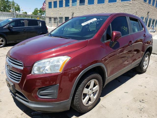 Photo 2 from auction – 2016 CHEVROLET TRAX LS with VIN 3GNCJNSB5GL227274