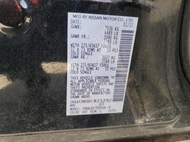Photo 10 from auction – 2015 NISSAN ROGUE S with VIN 5N1AT2MT0FC825292