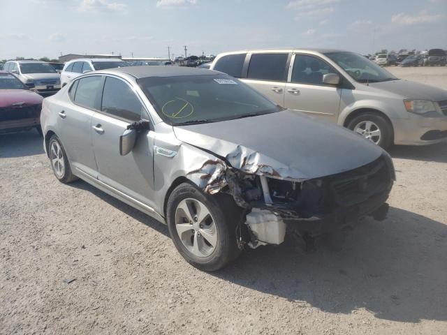 KIA OPTIMA HYB 2014 with VIN KNAGM4AD2E5066293 - Photo from auction