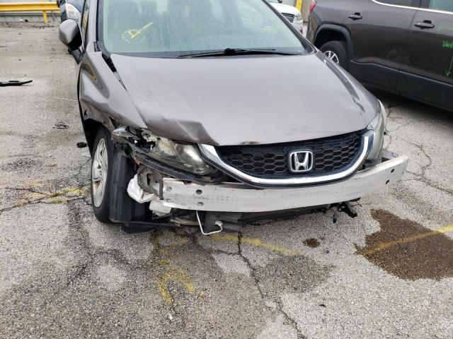 Photo 9 from auction – 2013 HONDA CIVIC LX with VIN 19XFB2F51DE020113