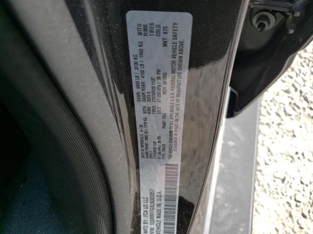 Photo 10 from auction – 2020 RAM 1500 BIG H with VIN 1C6RRFFG6LN363857