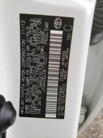 Photo 10 from auction – 2014 TOYOTA PRIUS with VIN JTDKN3DU3E1753211