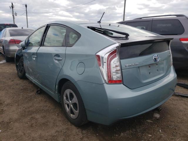Photo 3 from auction – 2013 TOYOTA PRIUS with VIN JTDKN3DU2D5588310