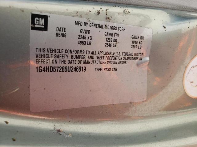 Photo 10 from auction – 2006 BUICK LUCERNE CX with VIN 1G4HD57286U246819
