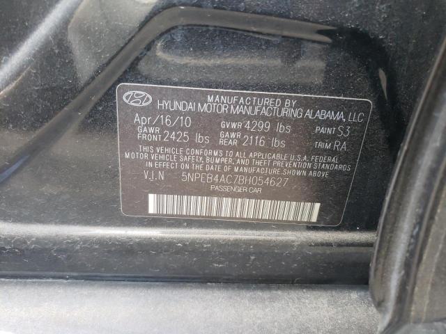 Photo 10 from auction – 2011 HYUNDAI SONATA GLS with VIN 5NPEB4AC7BH054627