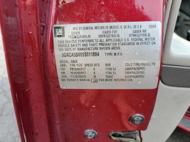 Photo 10 from auction – 2009 CHEVROLET HHR LT with VIN 3GNCA53V09S611884