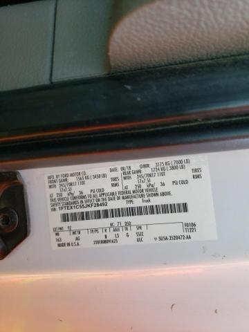 Photo 10 from auction – 2018 FORD F 150 with VIN 1FTEX1C55JKF28492