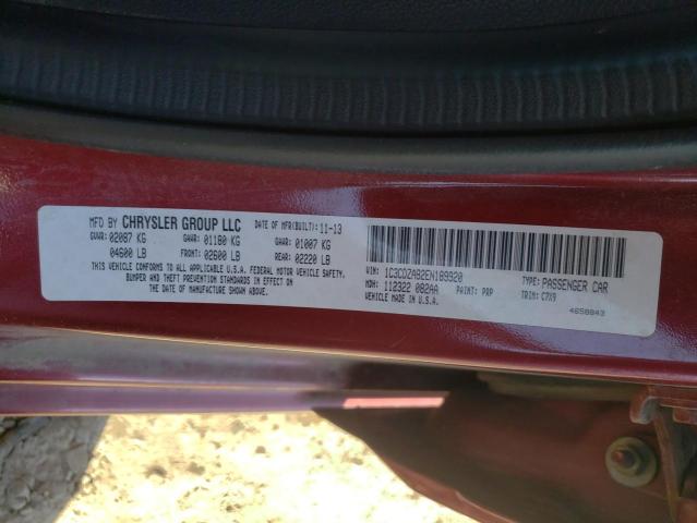 Photo 10 from auction – 2014 DODGE AVENGER SE with VIN 1C3CDZAB2EN189920