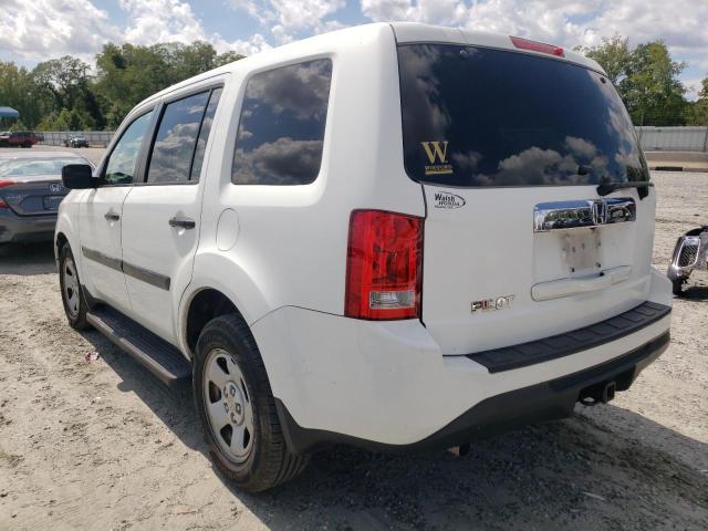 Photo 3 from auction – 2014 HONDA PILOT LX with VIN 5FNYF3H23EB010765