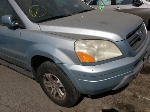 Photo 9 from auction – 2003 HONDA PILOT EXL with VIN 2HKYF18593H502469