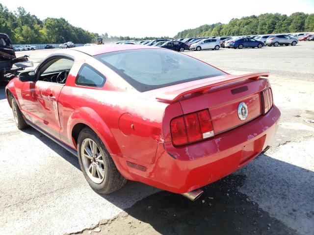 Photo 3 from auction – 2005 FORD MUSTANG with VIN 1ZVFT80N355158285
