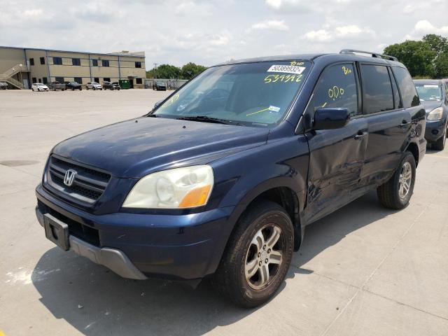 Photo 2 from auction – 2004 HONDA PILOT EXL with VIN 2HKYF18574H539392