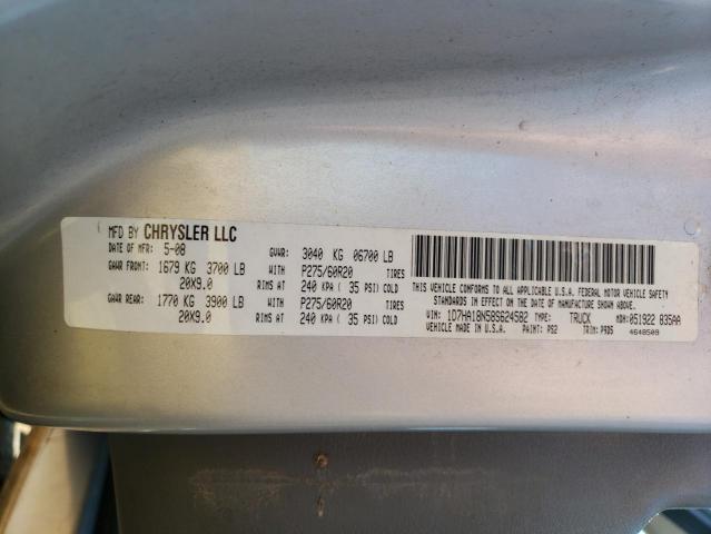 Photo 10 from auction – 2008 DODGE RAM 1500 S with VIN 1D7HA18N58S624582