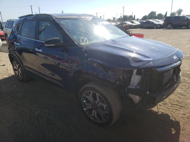 KIA SELTOS SX 2022 with VIN KNDETCA28N7240278 - Photo from auction