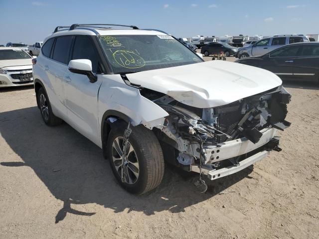 TOYOTA HIGHLANDER 2020 with VIN 5TDGZRAH7LS028571 - Photo from auction