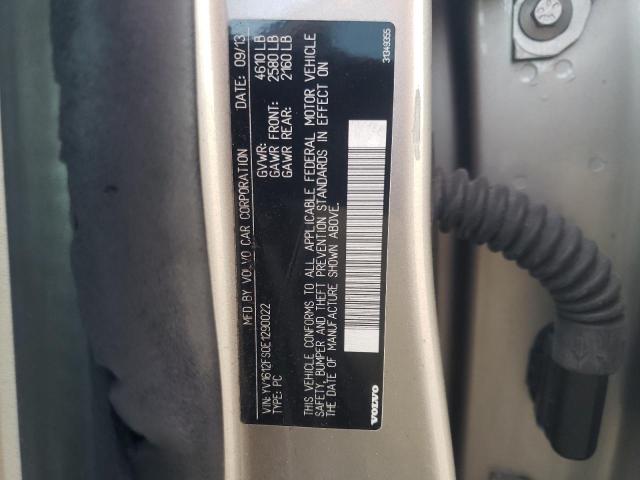 Photo 10 from auction – 2014 VOLVO S60 T5 with VIN YV1612FS0E1290022