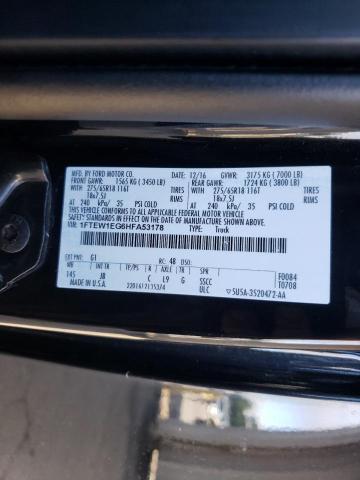 Photo 10 from auction – 2017 FORD F150 SUPER with VIN 1FTEW1EG6HFA53178