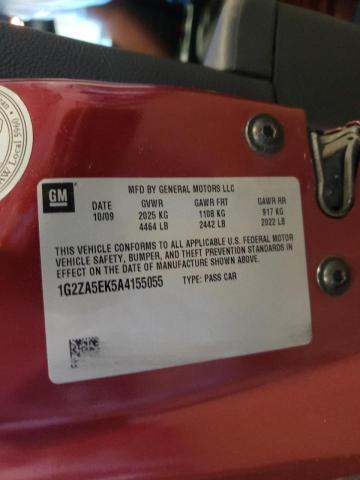 Photo 10 from auction – 2010 PONTIAC G6 with VIN 1G2ZA5EK5A4155055