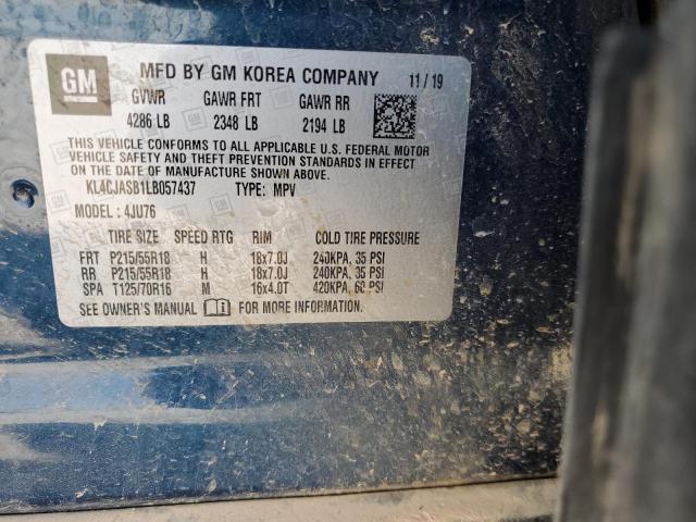 Photo 10 from auction – 2020 BUICK ENCORE PRE with VIN KL4CJASB1LB057437