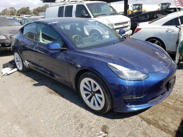 TESLA MODEL 3 2022 with VIN 5YJ3E1EA3NF143202 - Photo from auction