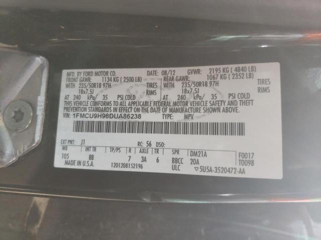 Photo 10 from auction – 2013 FORD ESCAPE SEL with VIN 1FMCU9H96DUA86238