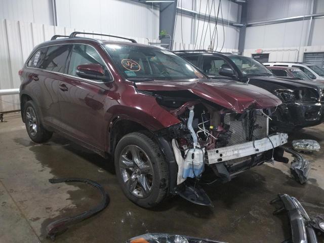 TOYOTA HIGHLANDER 2018 with VIN 5TDDZRFH2JS879394 - Photo from auction