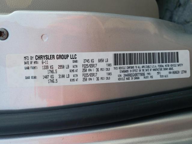 Photo 10 from auction – 2011 CHRYSLER TOWN & COU with VIN 2A4RR8DGXBR779896