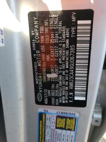 Photo 10 from auction – 2016 HYUNDAI TUCSON LIM with VIN KM8J3CA49GU067385